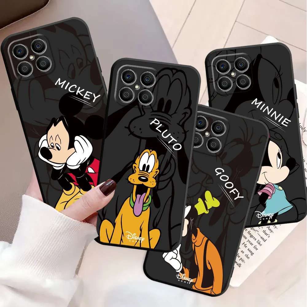 Disney Mickey Wonderful House Case For Honor X8a X8 90 X9a 8X 70 X9 X6 Magic5 Pro P40 Pro Black Soft Phone Funda