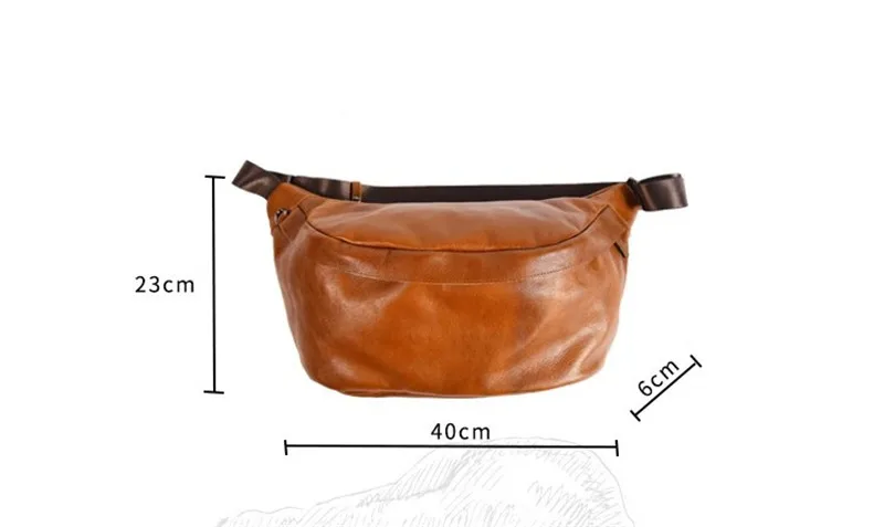 PNDME Bamba évjárat 1st Alvóhely Marhabőr men's Messzemenő kapacitású mellkasi Olvasottság Csináltatás Tervező Csillogás Vérbeli bőrből crossbody Olvasottság