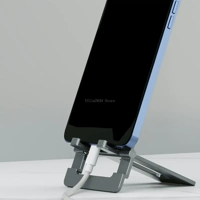  Portable Card Size Phone Stand easy carry  Aluminum Phone Holder Easy to Use excellent  for Bedside Or Desktop Viewing