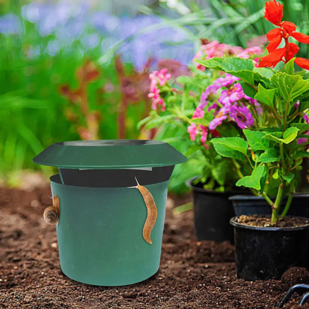 

2/4/12pcs Snail Trap Catcher Eco-friendly Pests Bait Station Tools Reusable Reptile Trap Garden Farm Protector