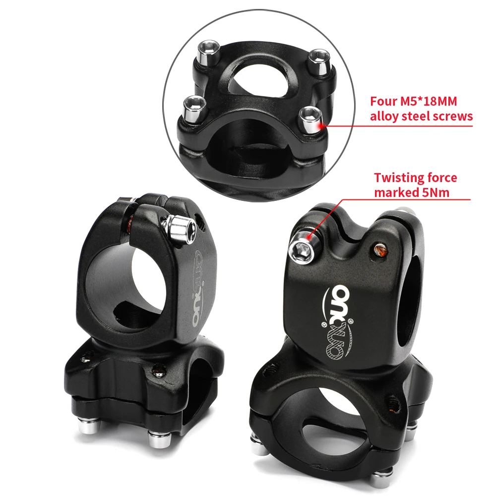 OUO الجبلية دراجة الجدول قصيرة الجذعية 32 مللي متر 7 درجة دراجة المقود الجذعية 31.8 مللي متر/25.4 مللي متر الوجبات الجاهزة دراجة أطفال الجذعية أجزاء #6