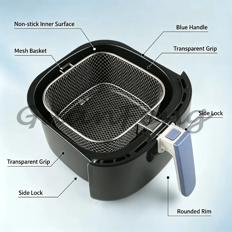 Compatible with air fryer basket handles and oven replacement accessories