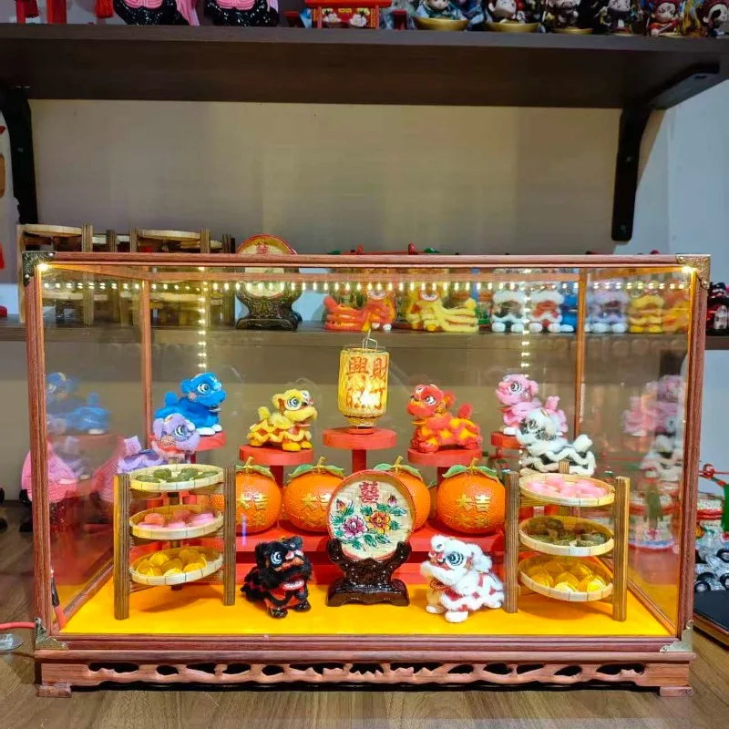 Prosperous Wealth Ornaments, Handmade Lanterns, Folk Culture Home