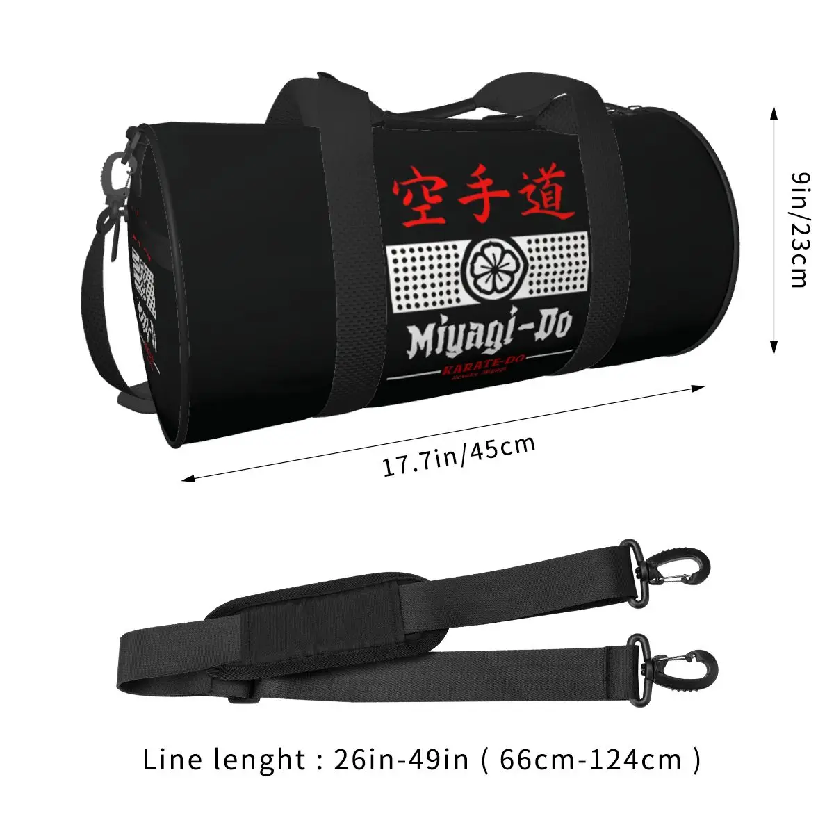 Mr Miyagi Gym Bag Travel Training Sports Bags Male Female Custom Gym Accessories Vintage Fitness Bag Outdoor Handbags