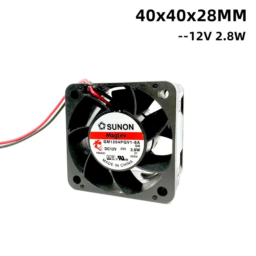 

Sunon Maglev 40x40x28mm 4cm 4028 Server Fan 12V 2.8W 1U 2U Server Fan GM1204PQV1-8A Big Wind Server Cooling Fan 2PIN