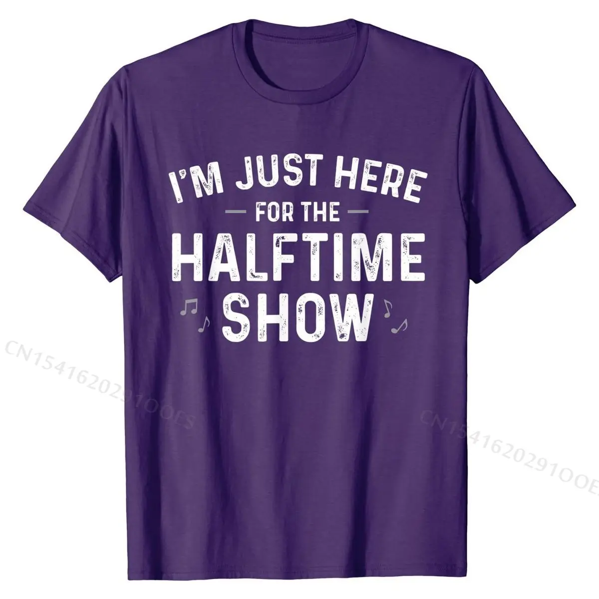 Marching Band I'm  Here For The Halftime Show Gift T-Shirt Man Cheap Printing Tops T Shirt Cotton Tshirts Group