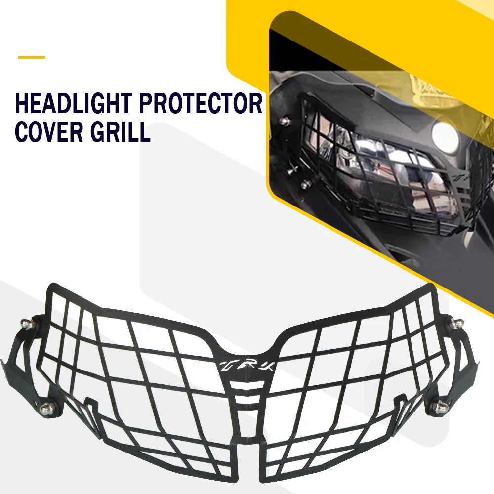 

For Benelli TRK502X TRK502 TRK 502X TRK 502/X 2018-2021 2022 2023 Motorcycle Headlight Protector Guard Head Light Grille Cover