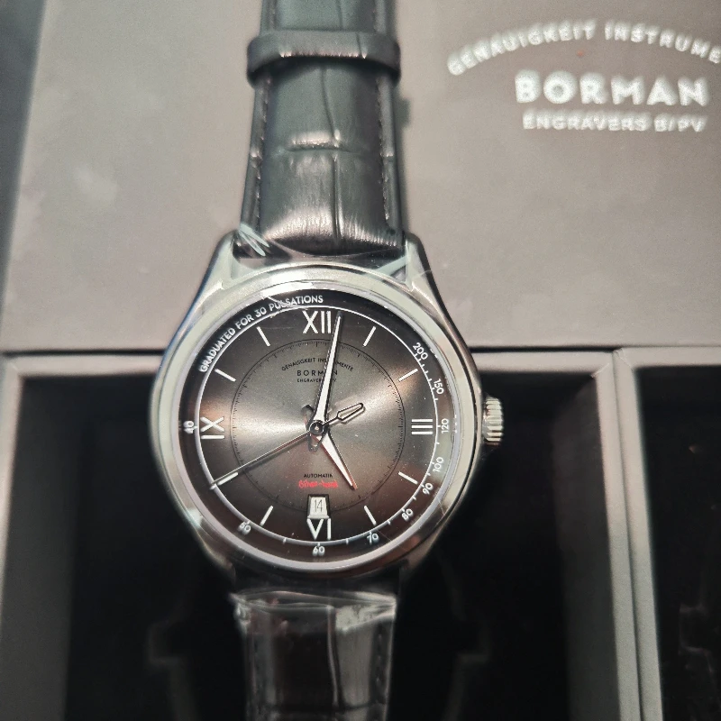 Borman Mens Automatic Watches Luxury Male Dress Watch Mechanical Wristwatch Fashion Waterproof Sapphire Gradient Dial Auto Date