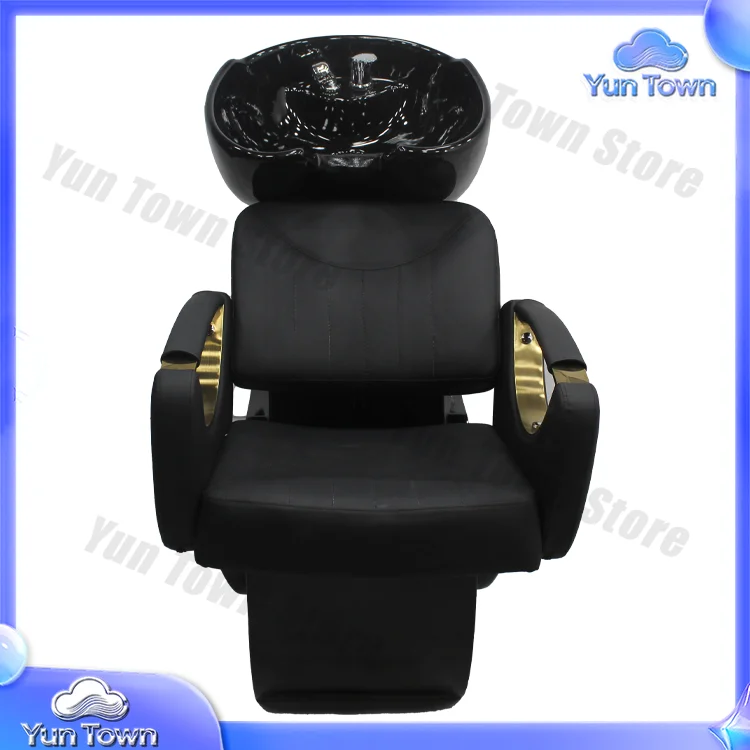 Commercial Modern Design Portable Beauty Salon Furniture Spa Bed Massage Chair With Ceramic Shampoo Bowl