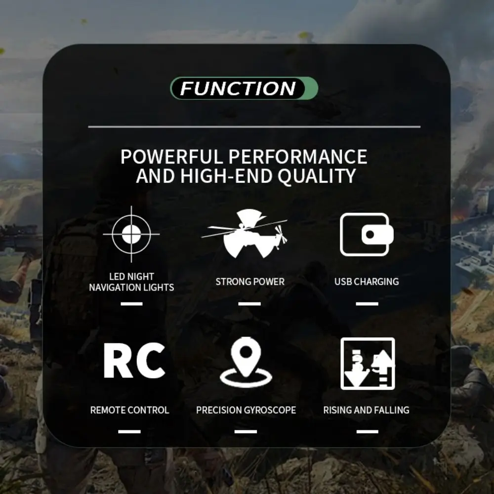 

Plastic Metal RC Helicopters 2.5 CH Green Remote Control Plane Rechargeable USB Charging Flying Helicopter Children's Day Gifts