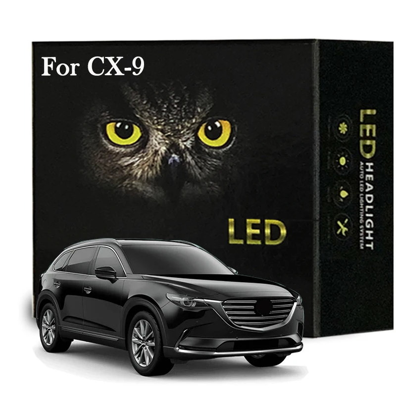 

Car Led Interior Light Kit For Mazda CX-9 CX9 2021 LED Dome Map Trunk Light Canbus No Error