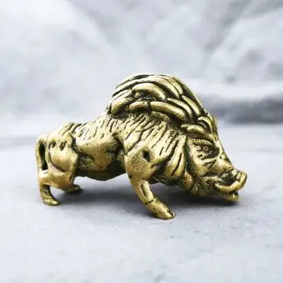 

Creative Sculpture Pure Copper Desktop Ornament Unique Home Office Decoration Modeling Decor