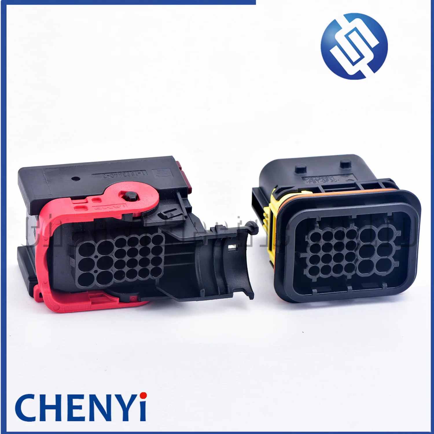 22 Pin ECU Connector Black Waterproof Plug 1-1823449-1 1-1823661-1 1-1823440-3 1-1823441-3 1355233-3 1823442-1 With Pins or lid
