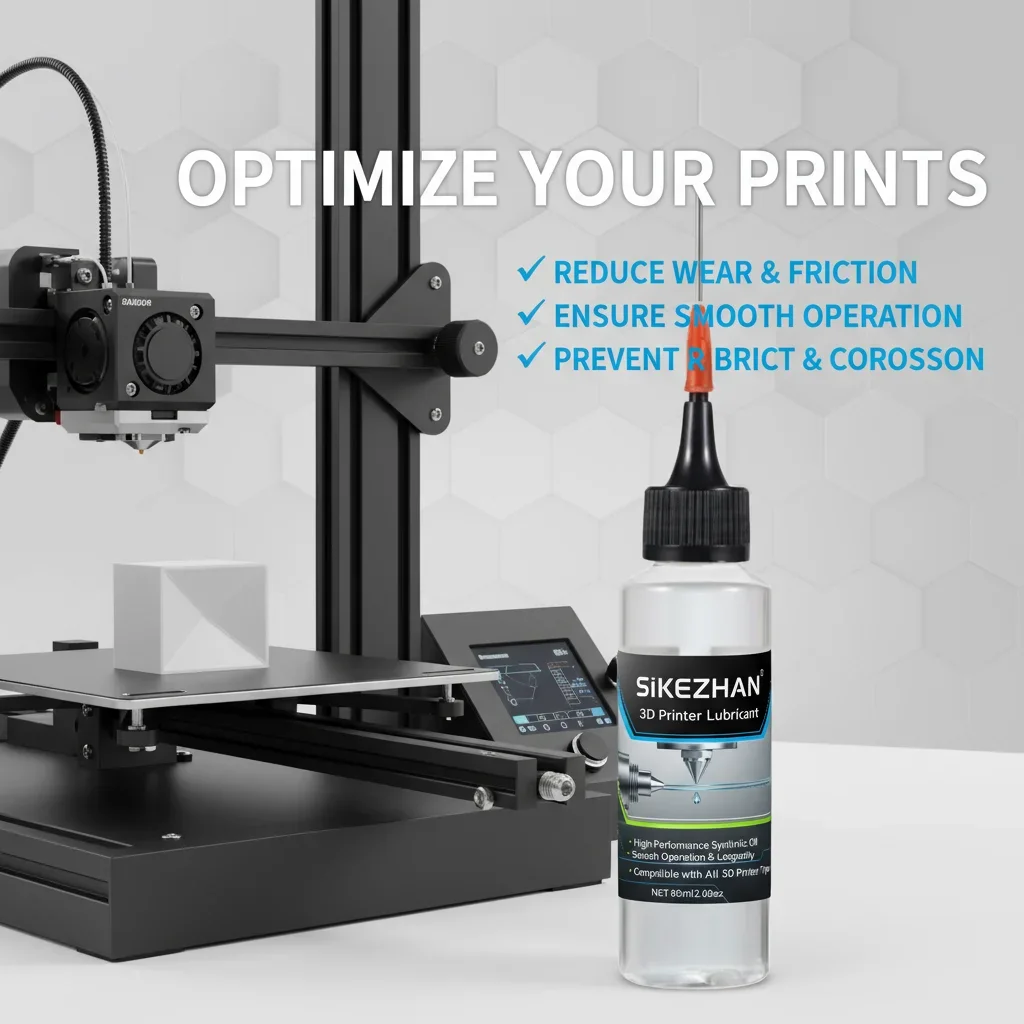 High-Performance 3D Printer Lubricant for Extruder Rails/Z-Axis & Linear Bearings - Reduces Friction & Noise, Extends Life