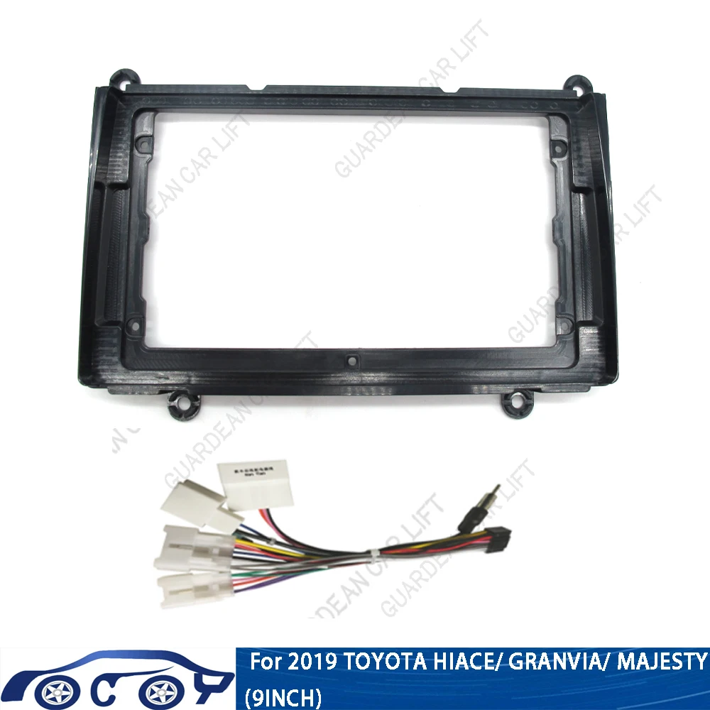 

9-дюймовый автомобильный радиоприемник для TOYOTA HIACE/GRANVIA/ MAJESTY 2019 года, стереофонический плеер на базе Android, 2 Din, панель головного устройства, отделка приборной панели