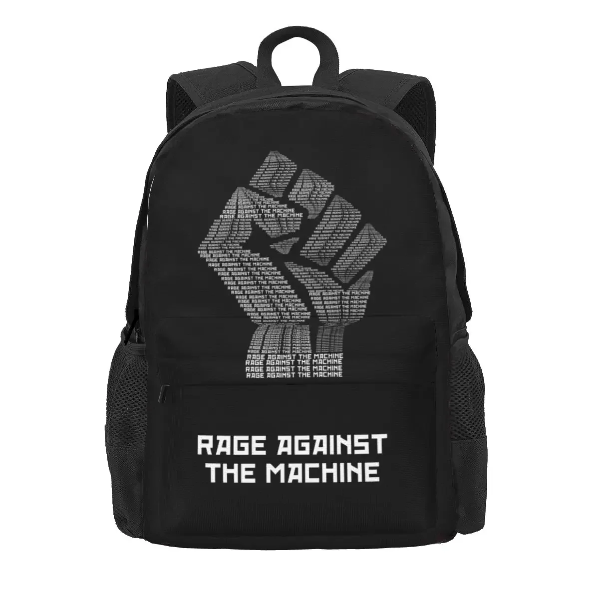 Rock Band Rage Against The Machine Ratm Zack De La Rocha Tim Commerford Large Capacity Backpack Bookbag Storage Bag