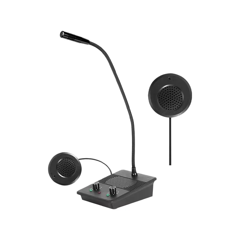 

2025 горячая распродажа, новый 2-полосный банк, больница, окно, домофон, динамик, беспроводной звуковой динамик, микрофон