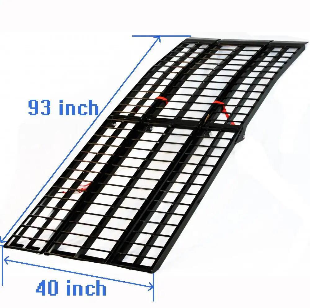 2700LBS Heavy Duty Aluminum Ramp Customized Motorcycle & ATV Ramp view 3