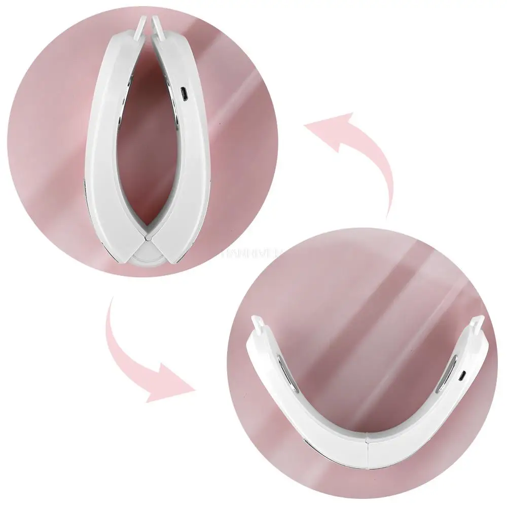 EMS Facial V-Line Lifting Belt Red Blue Face Slimming Vibration Massager Reduce Double Chin Beauty Device
