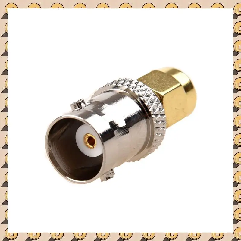 

A003 10X Адаптер разъема BNC «папа» SMA «папа» к «мама» серебристого тона