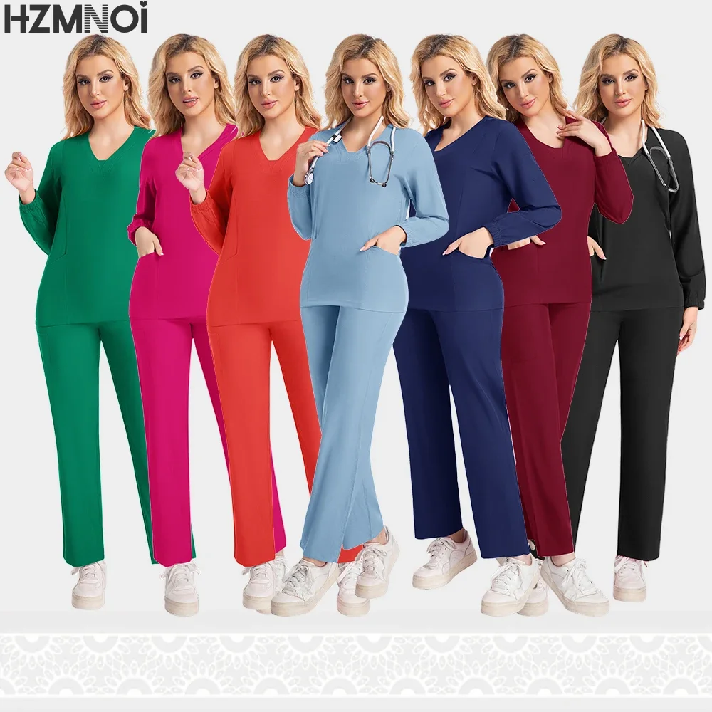 新しい医療白衣手術服病院歯科医クリニックサロン薬局ペットスーツスクラブ白衣ナース制服スパ制服