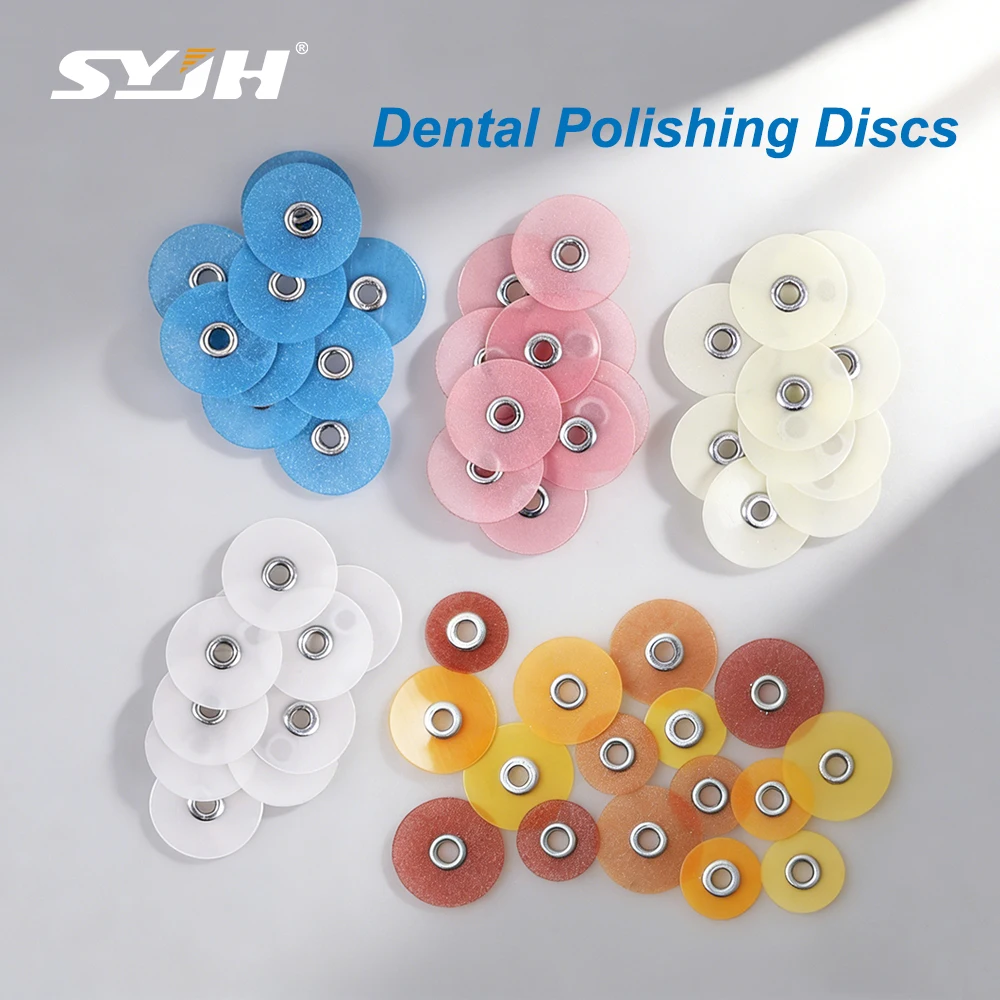 400Pcs Dental Finishing and Polishing Discs Superfine/Fine/Medium/Coarse for Composites Ceramics and Glass Ionomer Restorations