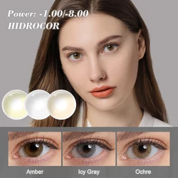 Color Contact Lenses with Diopters Beautiful Pupils Natural Graduated Contact Lenses for Eyes Prescription lenses for Myopia