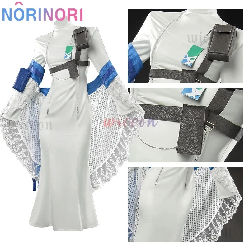 CyGame NIKKE：The Goddess of Victory Arcana Cosplay Costume Game Cosplay Girl Sexy Dress Wig Set Halloween Party Outfit for Women