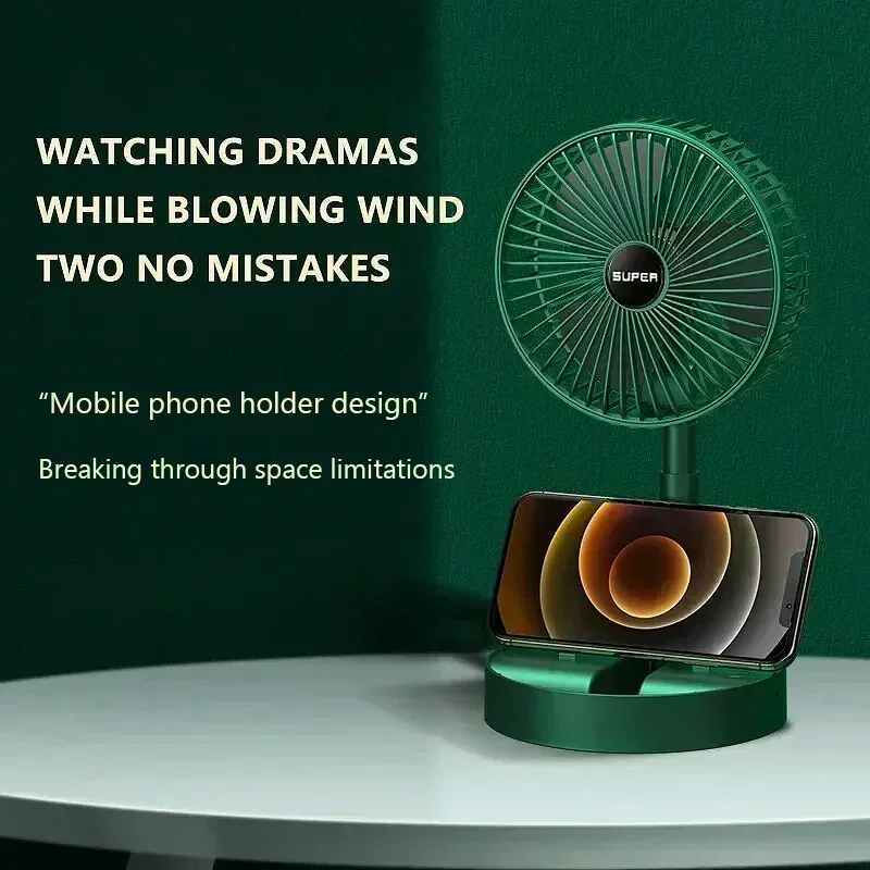 USB พับพัดลมไฟฟ้าเย็นแบบพกพาในร่มกลางแจ้ง Ventilador Mini Home Cooling พัดลมตั้งโต๊ะ Camping Desktop Air Cooler พัดลม