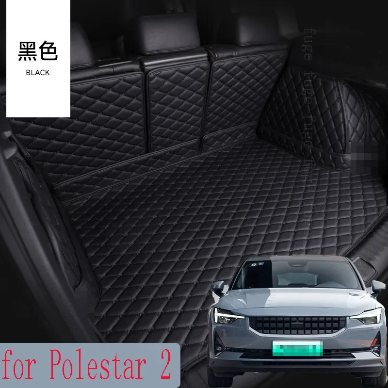 For Volvo Polestar 2 full surround trunk mat Polestar 2 new energy wear-resistant car trunk mat 2019-2022 version models