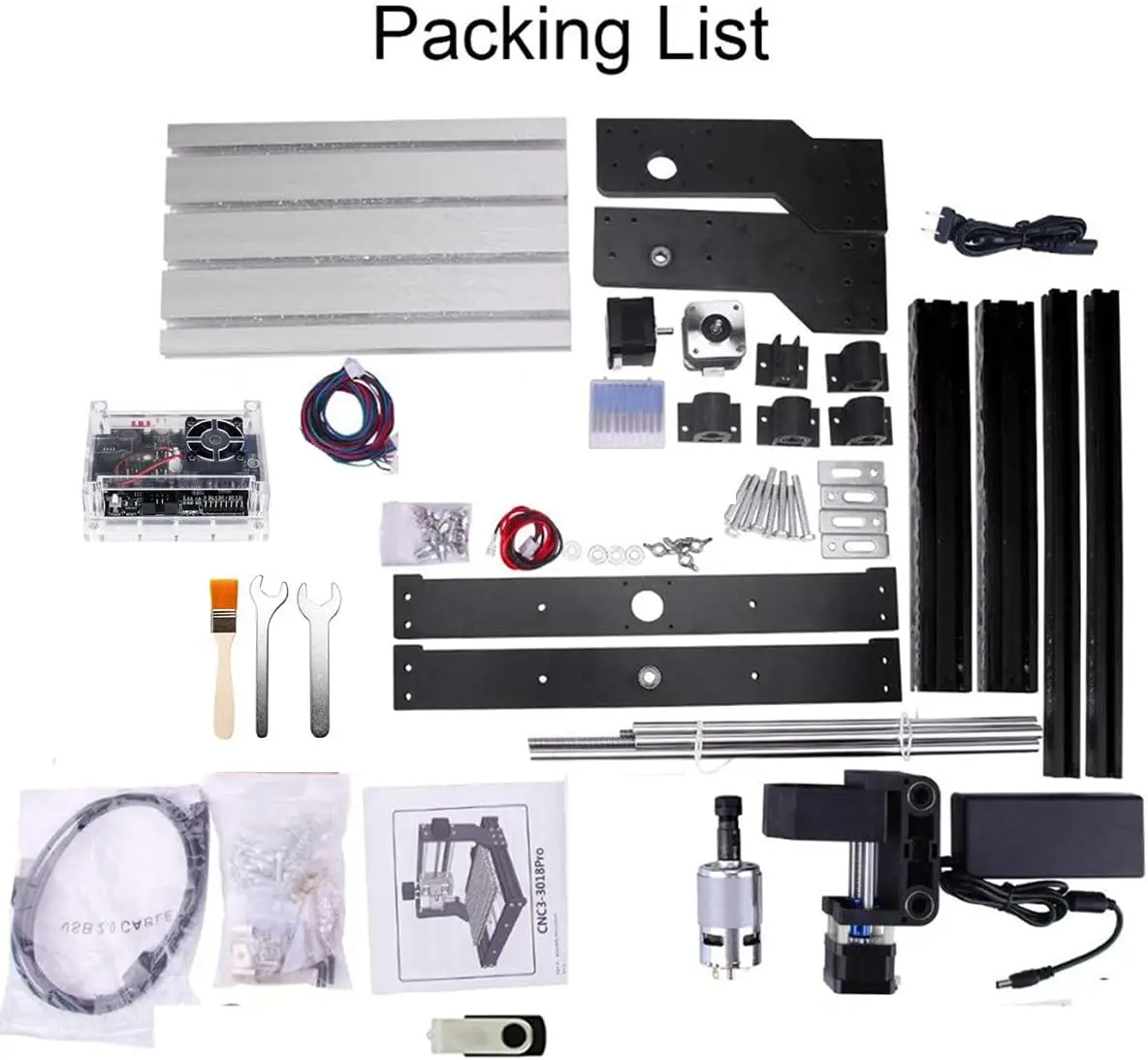 CNC 3018 Pro Hout Router Kit 3-assige USB DIY Graveur Frezen Graveermachine Cutter Acryl PCB PVC Carving GRBL Controle