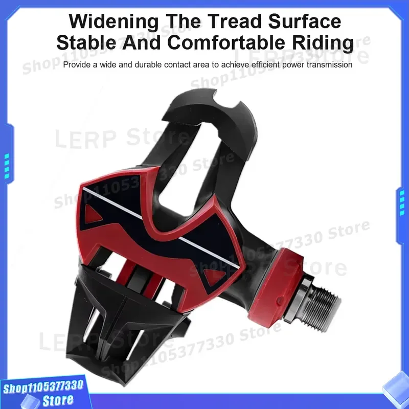 ODIER Self Locking Bike Pedals Titanium Alloy Carbon Fiber OEM ODM Comfortable Safe Cycling Accessories For Bicycle Saddle