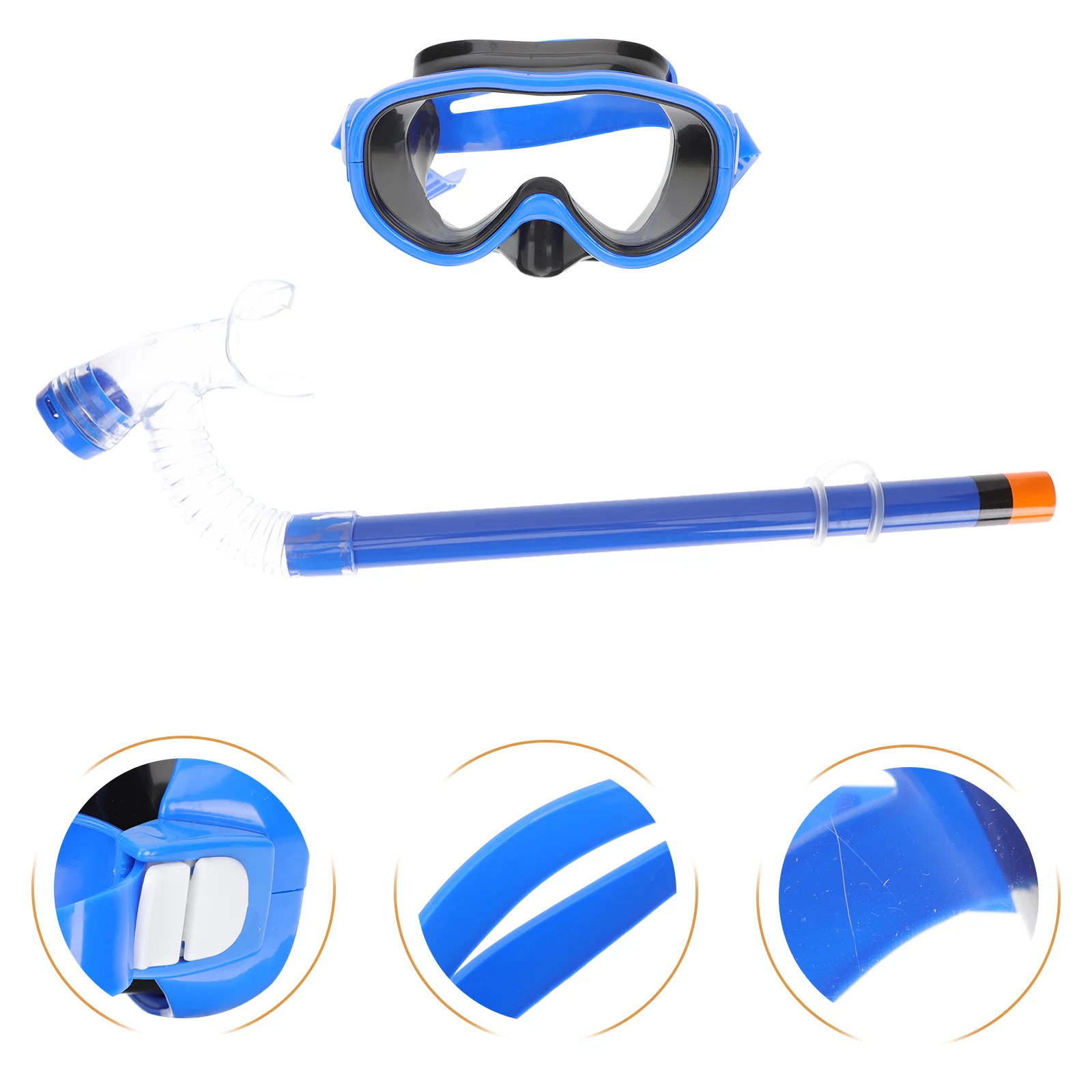 

Children's Snorkeling Suit Portable Gear Mask Scuba for Kids Goggles Tube Kit Dive Supplies Swimming