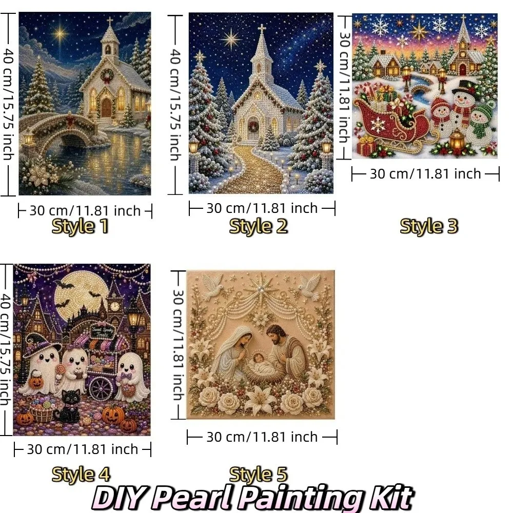 Nativity Pearl Painting Kit 6