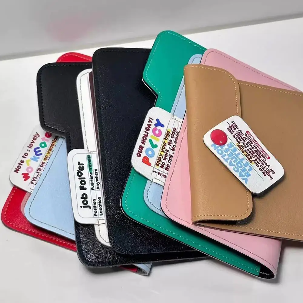 PU Passport Holder Credit ID Card Wallet Women Men Ultra-thin Multi-card Holders Card Bag Candy Portable Passport Card Holder