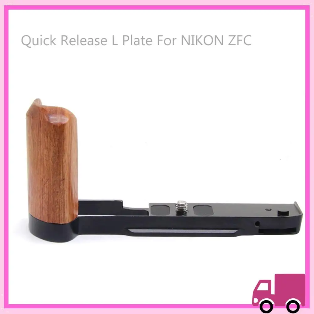 

Compact Quick Release L Plate Wooden Side Handle Bracket Handgrip For NIKON ZFC Digital Camera Tripod Accessories
