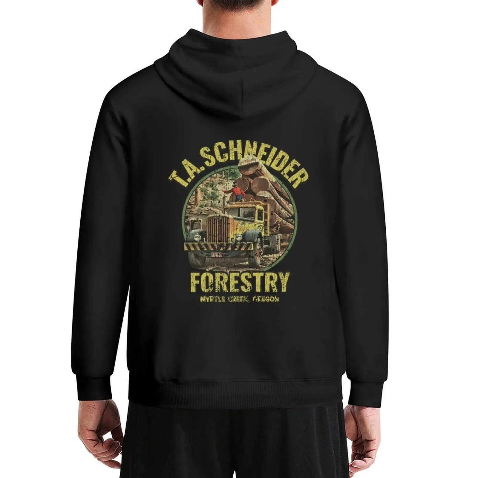 

T.A. Schneider Forestry Hoodie anime clothing fashion men japanese style men's sweat-shirt set men's oversize hoodie