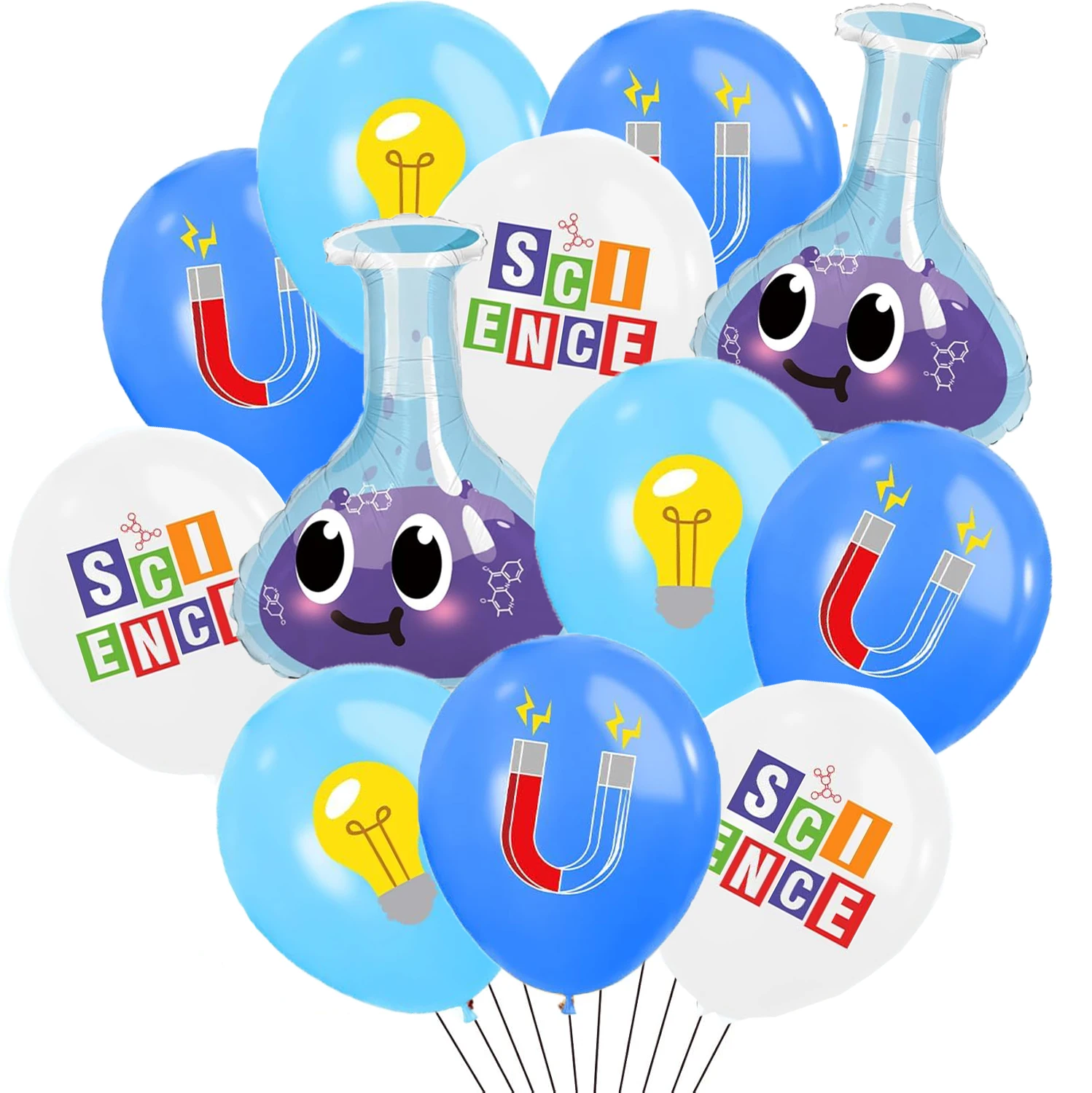 Wissenschafts-Party-Luftballons, Wissenschafts-Party-Dekoration für Chemie-Themenbedarf