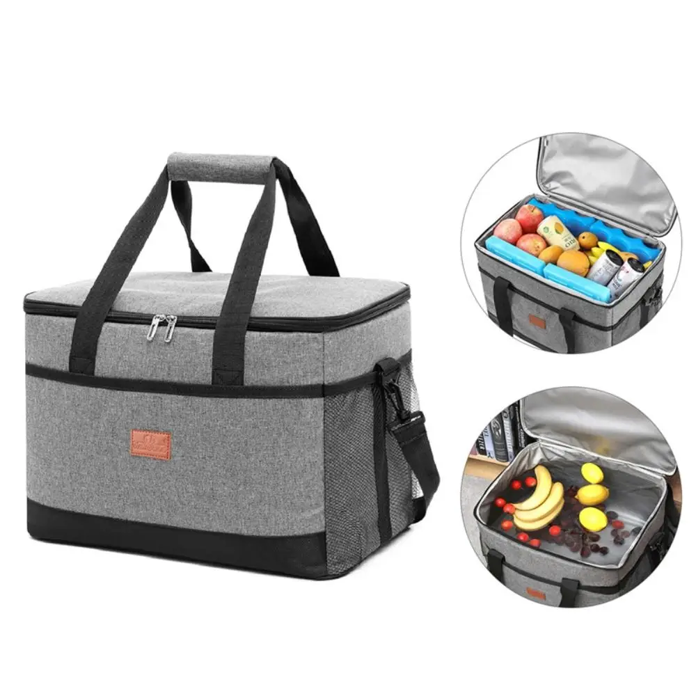 

Waterproof Portable Box Travel Food Storage Hiking Cooler Bag Thermal Bag Handbag Picnic Bag