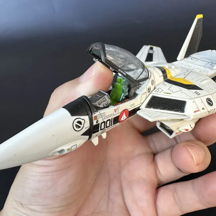 Macross VF 1 Variable Fighter Action Figure Model Transformable Anime Collectible Desktop Display For Hobby Fans