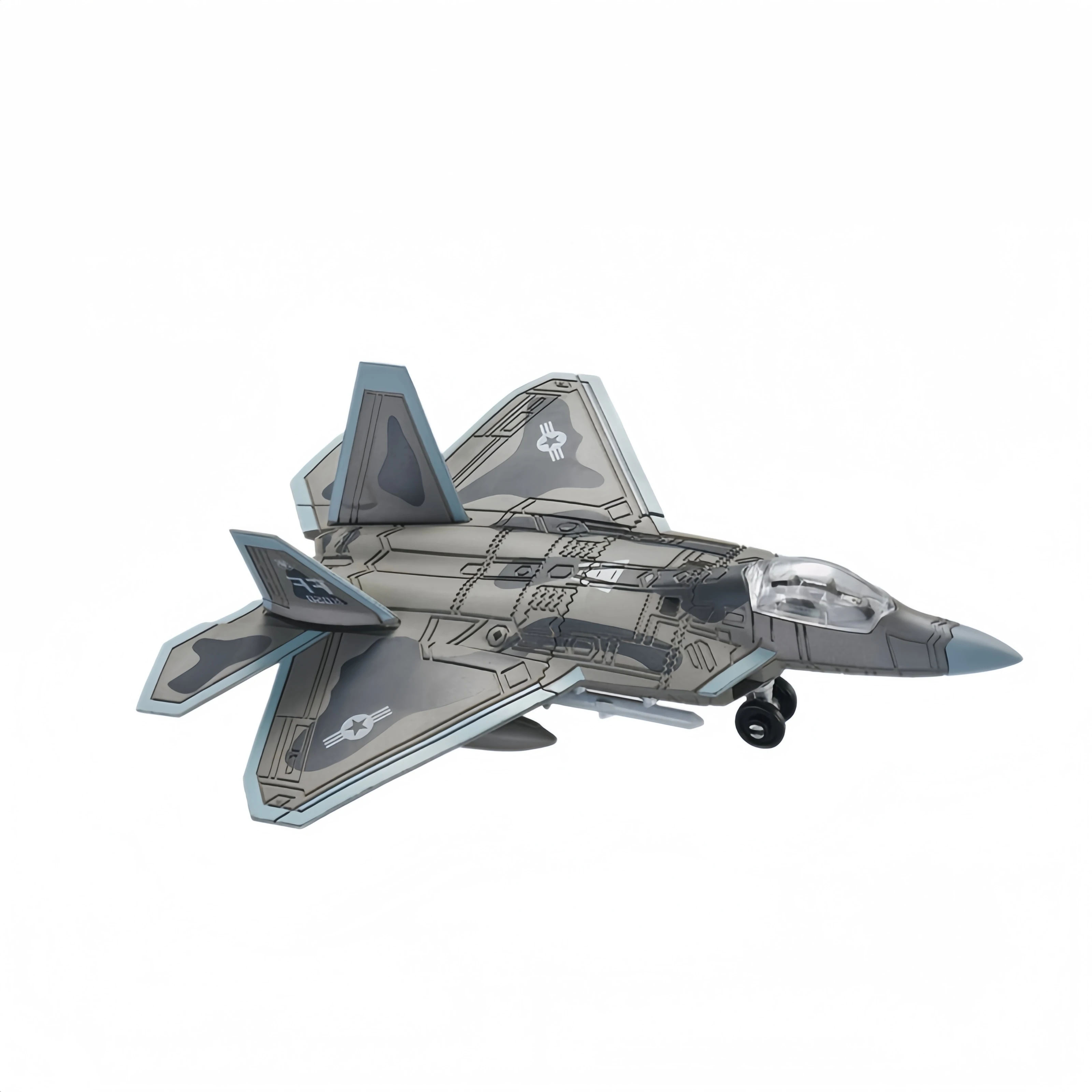 

1:100 Stealth Fighter Jet Building Block Model, Desktop Building Block Decoration, Suitable for Collection