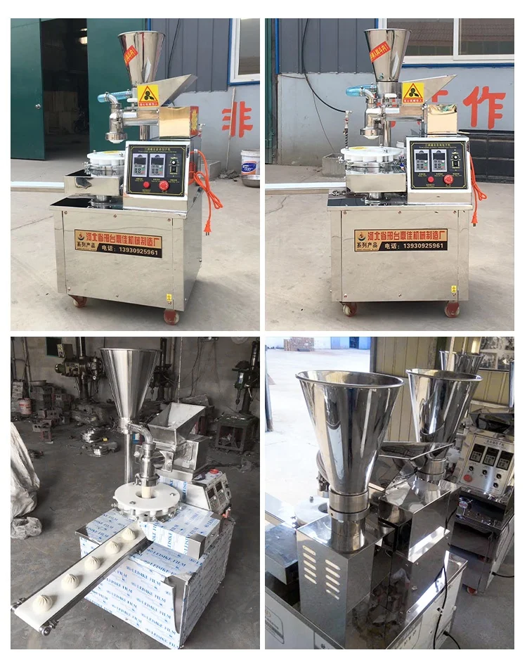 

Small Table Top Automatic Baozi Making Machine Full Automatic Chinese Steamed Bun Pork Momo Pastry Maker