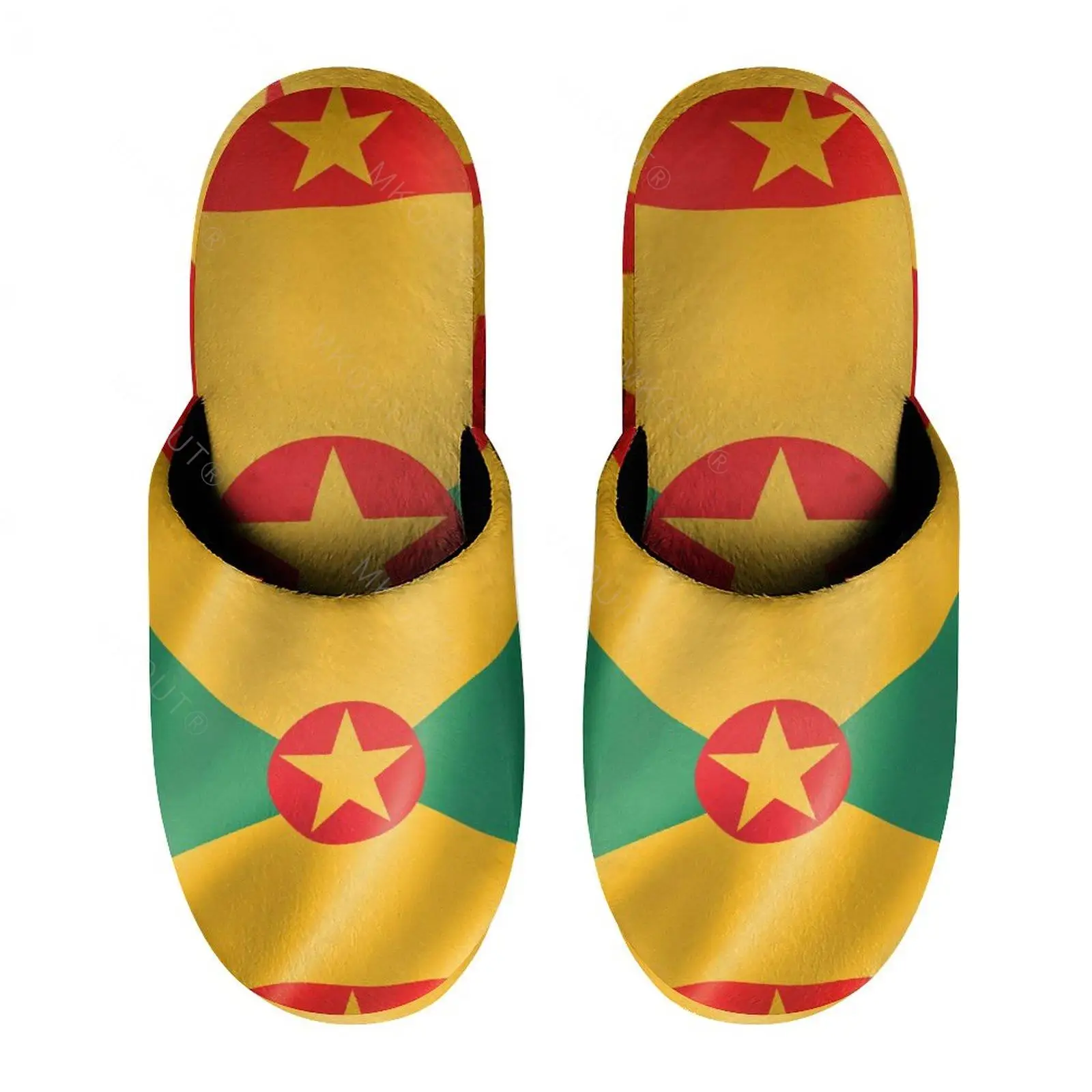 Grenada Feel-Pantoufles en coton chaud pour hommes et femmes, chaussures d'optique à semelle souple, coordonnantes et moelleuses, pantoufles d'intérieur pour la maison, la rencontre, 7