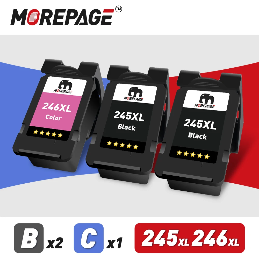 QSYRAINBOW For PG245 CL246 Ink Cartridges For Canon PG-245 246 For  MG2924 MX492 MG2520  TS302  TS3120 TS3122 Printer