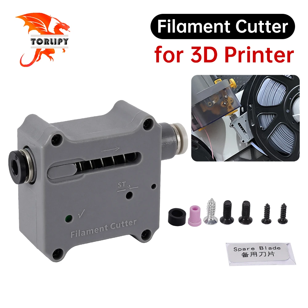 KINGROON 3D Printer Filament Cutter High Quality Anti Jam Filament Kit for Bambu Lab Anycubic Flashforge DIY Voron Vzbot Elegoo