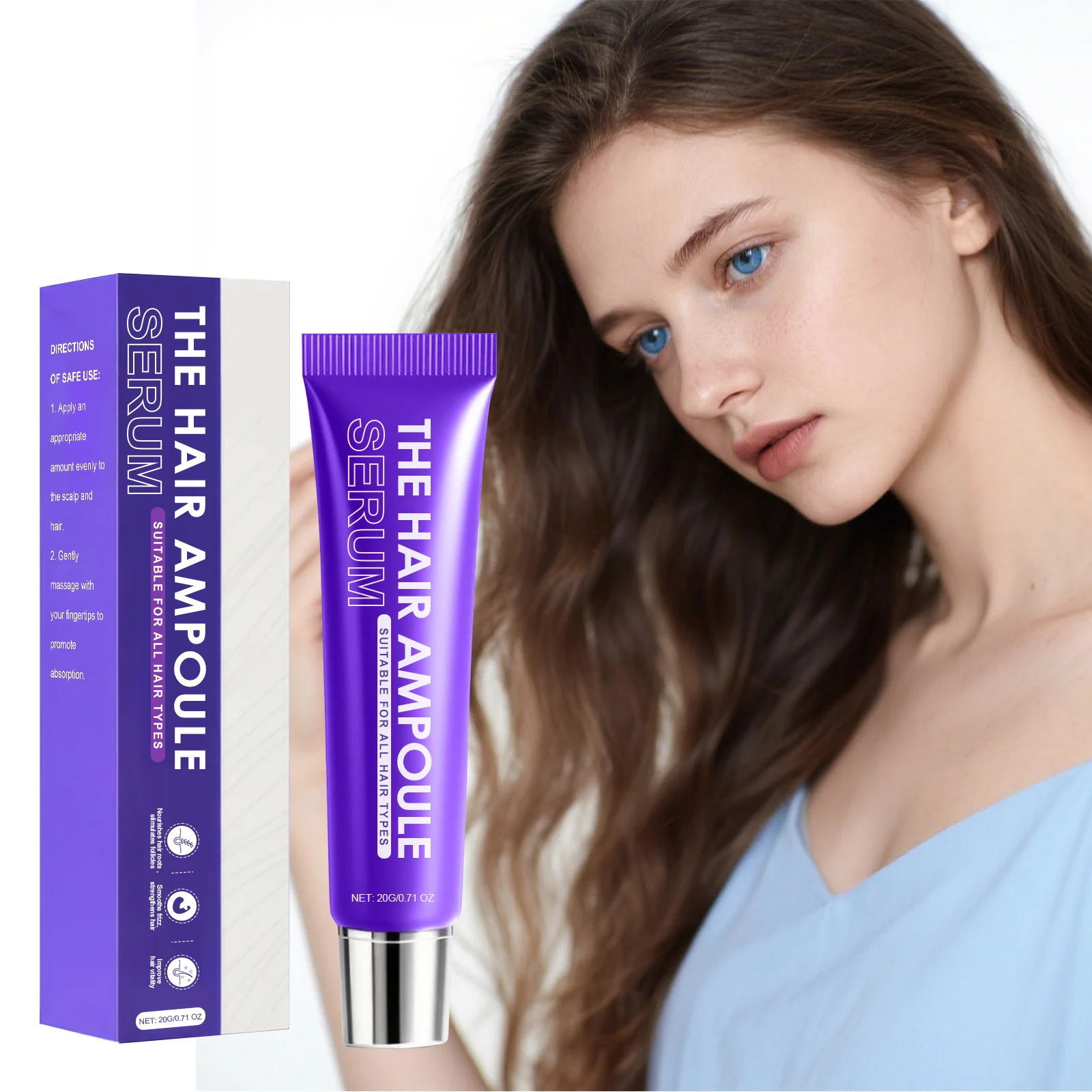 Rosemary Hair Nourishing Essence Deeply Soothe Scalp Activate Hair Follicles Promote Growth Repair Gentle Damage Hair Serum Gel