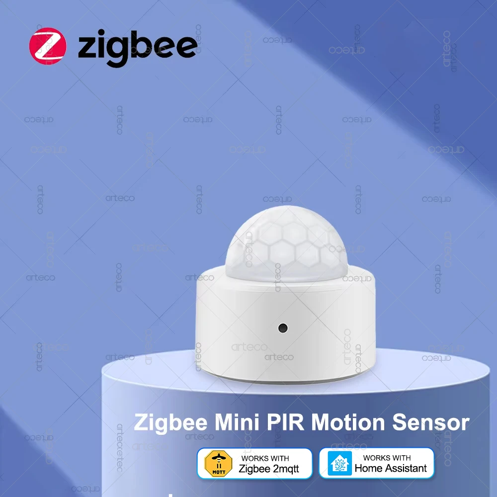 Zigbee 3.0 Mini Smart PIR Motion Detector Human Body Infrared Sensor Anti Theft Security Alarm App Remote Control Works With Z2M