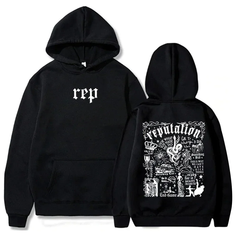 

Taylor Reputation Hoodie Pop Music Hoodie Taylor Music Sweatshirt Music Lovers Gift Swift Pullover Tops Streetwear Men Women