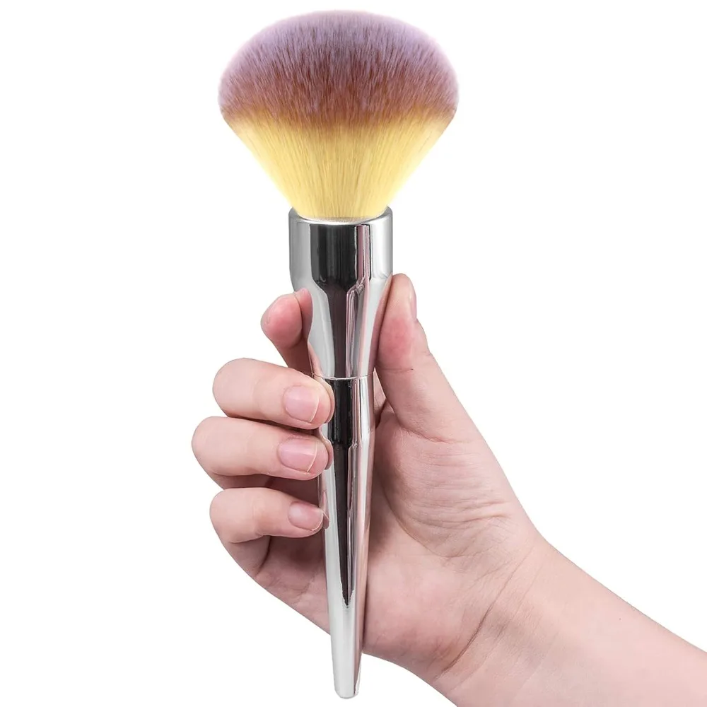 

Foundation Brush, Large Powder Brush Flat Arched Premium Durable Kabuki Makeup Brush Perfect For Blending Liquid,Cream and Flawl