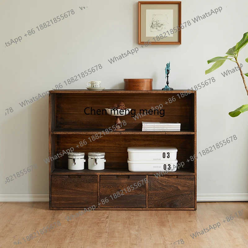 

Glamour Classic Kitchen Cabinet Rustic Design Nordic Style Cool Display Cabinet Retro Aesthetic Armários Abertos Home Furniture